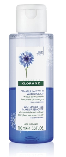 Klorane Korenbloem Waterproof Make-up remover 100 ml | Make-upremovers - Reiniging