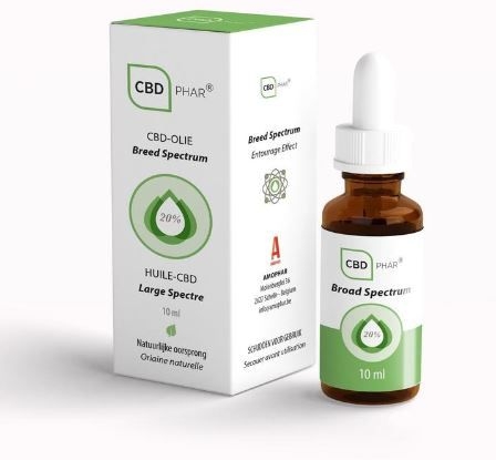 CBD Phar Huile Large Spectre 20% 10ml | Articulations - Muscles