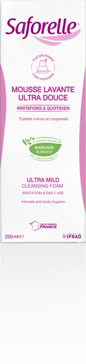 Saforelle Ultrazacht Wasschuim  250ml | Verzorgingsproducten voor de dagelijkse hygiëne