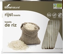 Soria Toasts De Riz Légères 25x3,6g | Sans gluten