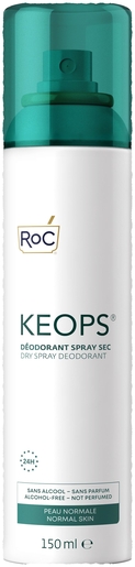 RoC Keops Déodorant Sec Spray 150ml | Hygiène
