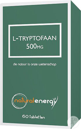 L-Tryptophane Natural Energy 500mg 60 Capsules | Déprime