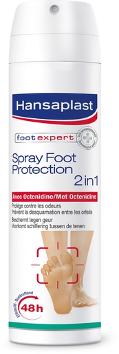 Hansaplast Foot Expert Spray Foot Protection 2en1 150ml | Echauffement - Transpiration