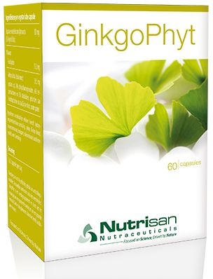 Nutrisan GinkgoPhyt 60 Capsules | Geheugen - Concentratie