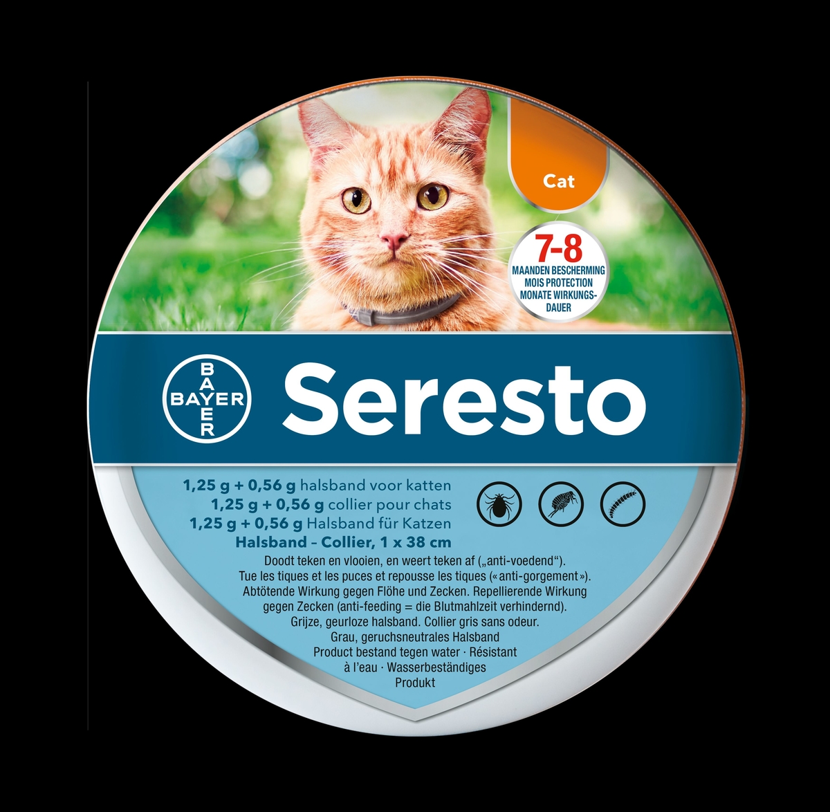 Lounge tetraëder correct Seresto Cat 1,25 g + 0,56 g Halsband | Geneesmiddelen voor katten