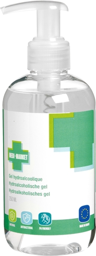 Medi Market Hydroalcoholische Gel 250 ml | Ontsmetting voor de handen
