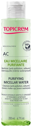 Topicrem AC Zuiverend Micellair Water 200 ml | Make-upremovers - Reiniging