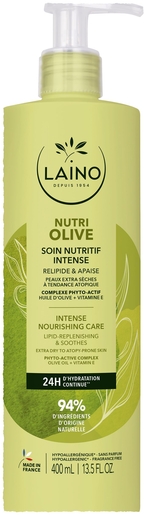 Laino Lait Nutritif Intense Olive 400ml | Hydratation - Nutrition