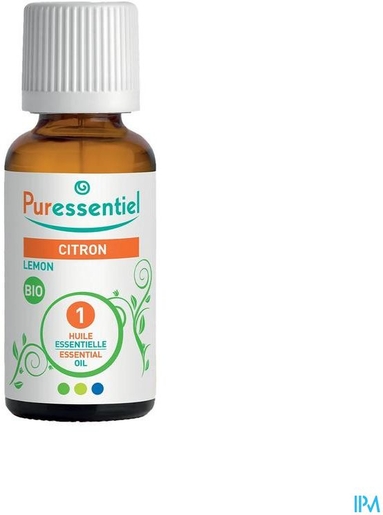 Puressentiel Expert Citron Bio Huile Essentielle 30ml | Respiration