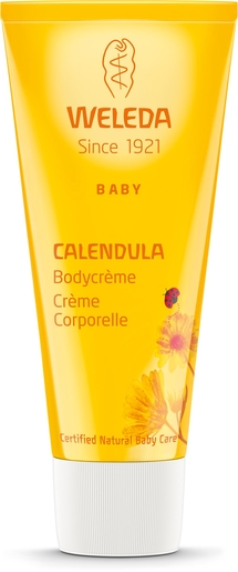 Weleda Baby Crème Corporelle au Calendula 75ml | Sécheresse cutanée - Hydratation
