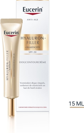 Eucerin Hyaluron-Filler + Elasticity Oogcontouren 15 ml | Oogomtrek