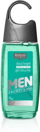 Bodysol Men Gel Douche Menthol Fresh 250ml | Bain - Douche