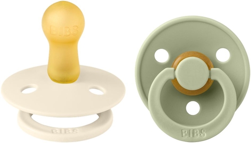 Bibs 2 Tetine Duo Sage Ivory | Sucettes