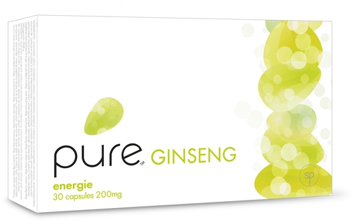 Pure Ginseng 30 Capsules | Conditie - Energie