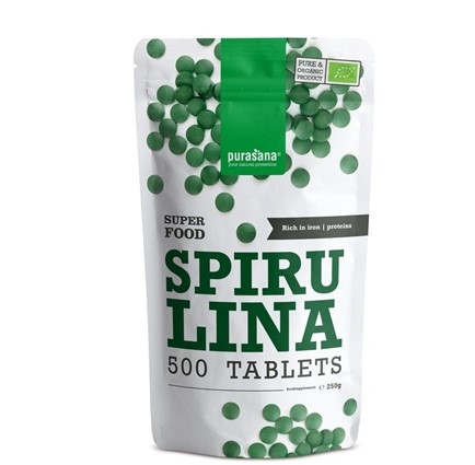 Purasana Spirulina 500 Tabletten | Vermoeidheid - Herstel