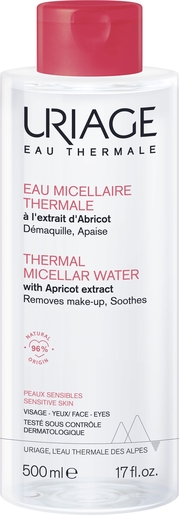 Uriage Thermaal Micellair Water Gevoelige Huid 500 ml | Make-upremovers - Reiniging