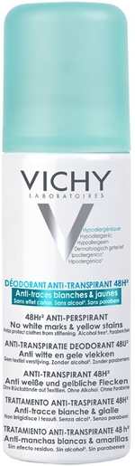 Vichy Deodorant Zonder Sporen Aerosol 125ml | Klassieke deodoranten