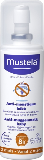 Mustela Anti Moustiques Bébé 100ml | Piqûres d'insectes