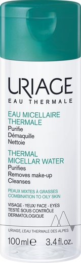 Uriage Thermaal Micellair Water Gemengde tot Vette Huid 100 ml | Make-upremovers - Reiniging