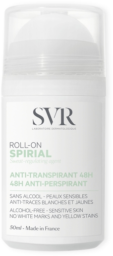 SVR Spirial Roll-on 50 ml | Antitranspiratie deodoranten