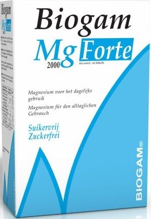Biogam Magnesium (Mg) Forte 30 Drinkbare Ampullen x5ml | Magnesium