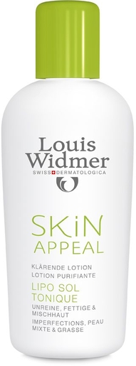 Widmer Skin Appeal Lipo Sol Lotion Zonder Parfum 150ml | Acné - Onzuiverheden