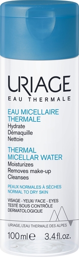Uriage Thermaal Micellair Water Lotion Normale Huid 100 ml | Make-upremovers - Reiniging
