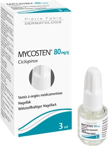 Mycosten 80mg/g Vernis A Ongles Flacon 3ml | Mycoses - Champignons