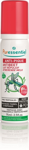 Puressentiel Anti-Pique Lait Répuslif Zones Tropicales 75ml | Anti-moustiques - Insectes - Répulsifs 