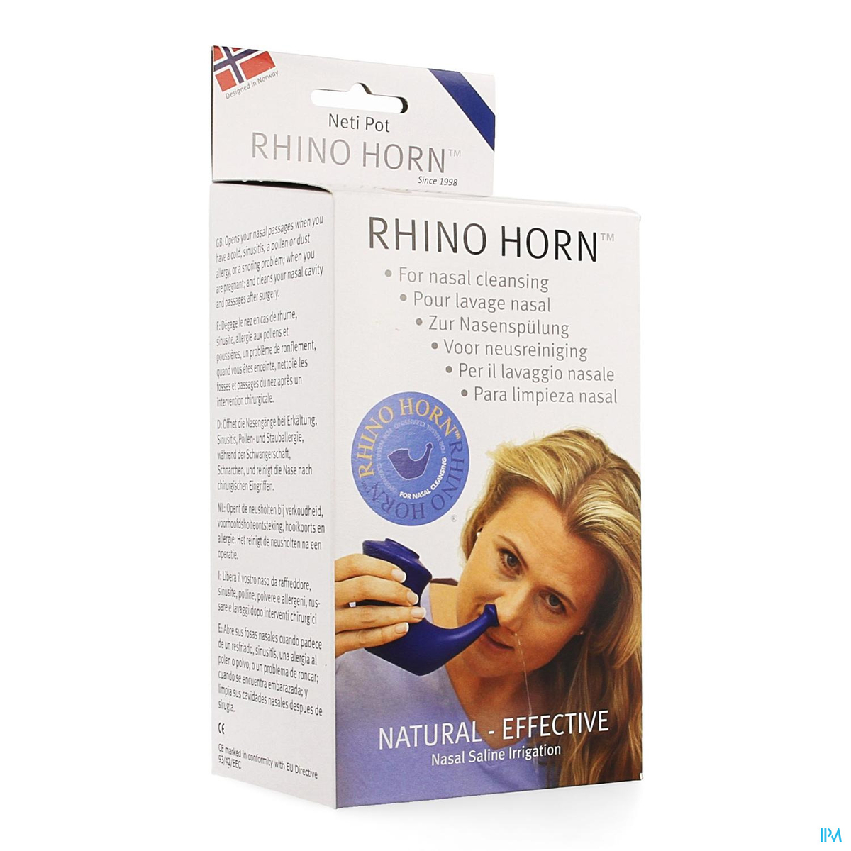 RHINO HORN Bleu Lavage de Nez : : Hygiène et Santé