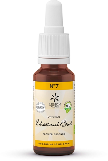Fleurs du Dr. Bach (Lemon Pharma) Bio N7 Chestnut Bud 20ml | Produits Bio