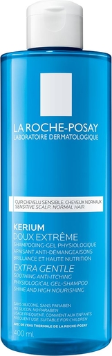 La Roche-Posay Kerium Extreem Zacht Fysiologische Gel-Shampoo 400ml | Shampoo