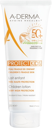 A-Derma Protect Kids Lait IP50+ 250ml | Crèmes solaires