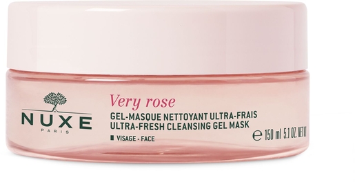 Nuxe Very Rose Reinigingsgel-Masker Ultrafris 150 ml | Hydratatie - Voeding