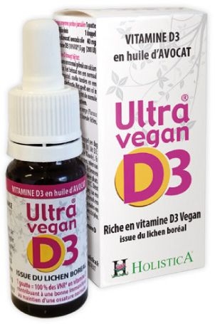 Ultra Vegan D3 Gutt 8ml Holistica | Vitaminen D