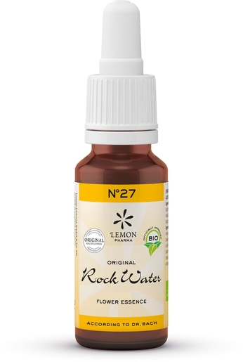 Fleurs du Dr. Bach (Lemon Pharma) Bio N27 Rock Water 20ml | Produits Bio