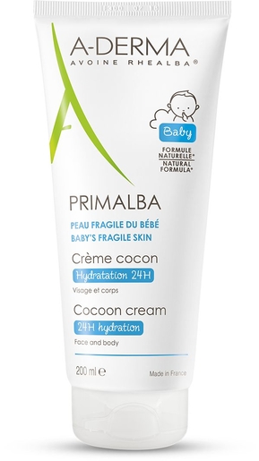 A-Derma Primalba Cocoon Crème 200ml | Droge huid - Hydratatie