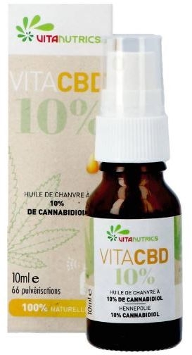 Vitanutrics VitaCBD 10% 10 ml | Ontspanning - Antistress