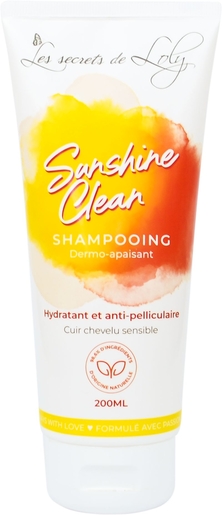 Les Secrets de Loly Sunshine Clean Antiroosshampoo 200 ml | Haarverzorging