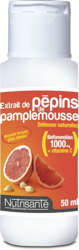 Extrait Pépins De Pamplemousse 1000mg 50ml | Défenses naturelles - Immunité