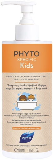 Phytospecific Kids Shampooing Démelant Flacon Pompe 400ml | Shampooings