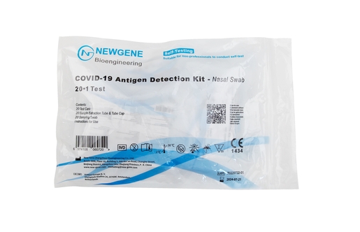 20 Autotests Antigéniques Nasaux Covid-19 Newgene (kit 20 pièces) | Autotests diagnostiques