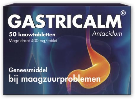 Gastricalm 400mg 50 Comprimés | Acidité gastrique