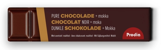 Prodia Reep Chocolade Puur Mokka 35g | Voeding