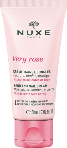 Nuxe Very Rose Hand- en Nagelcrème 50 ml | Verzorging van handen en voeten