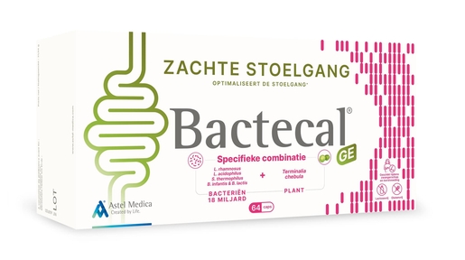 Bactecal Zachte Stoelgang 64 capsules | Darmflora