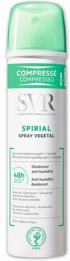 SVR Spirial Spray Végétal 75ml | Klassieke deodoranten