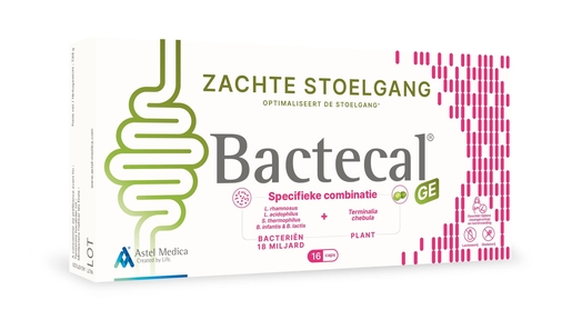Bactecal Zachte Stoelgang 16 capsules | Darmflora