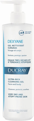 Ducray Dexyane Reinigende Overvette Gel 400ml | Bad - Douche