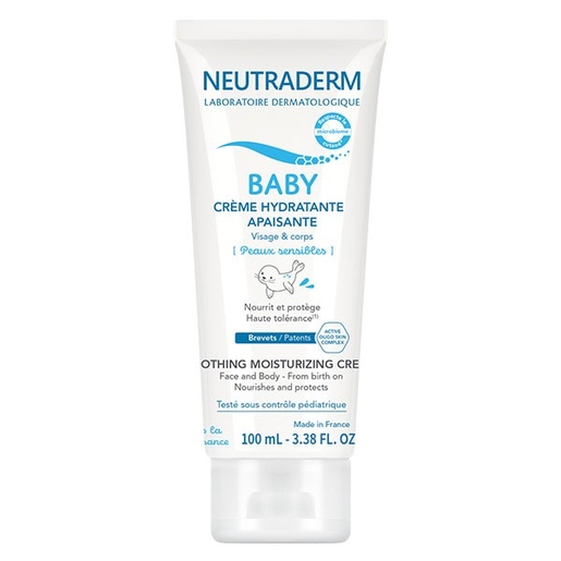 Neutraderm Baby Crème Hydratante Apaisante 100ml | Bébé & maman